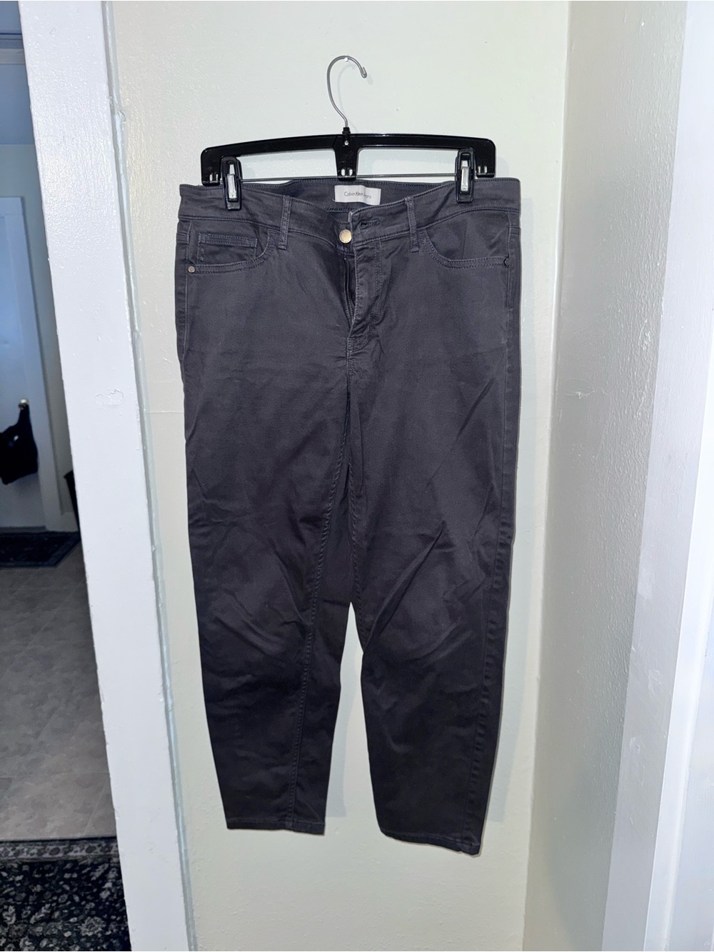Calvin Klein Jeans Black Women's Straight-Leg Jeans
